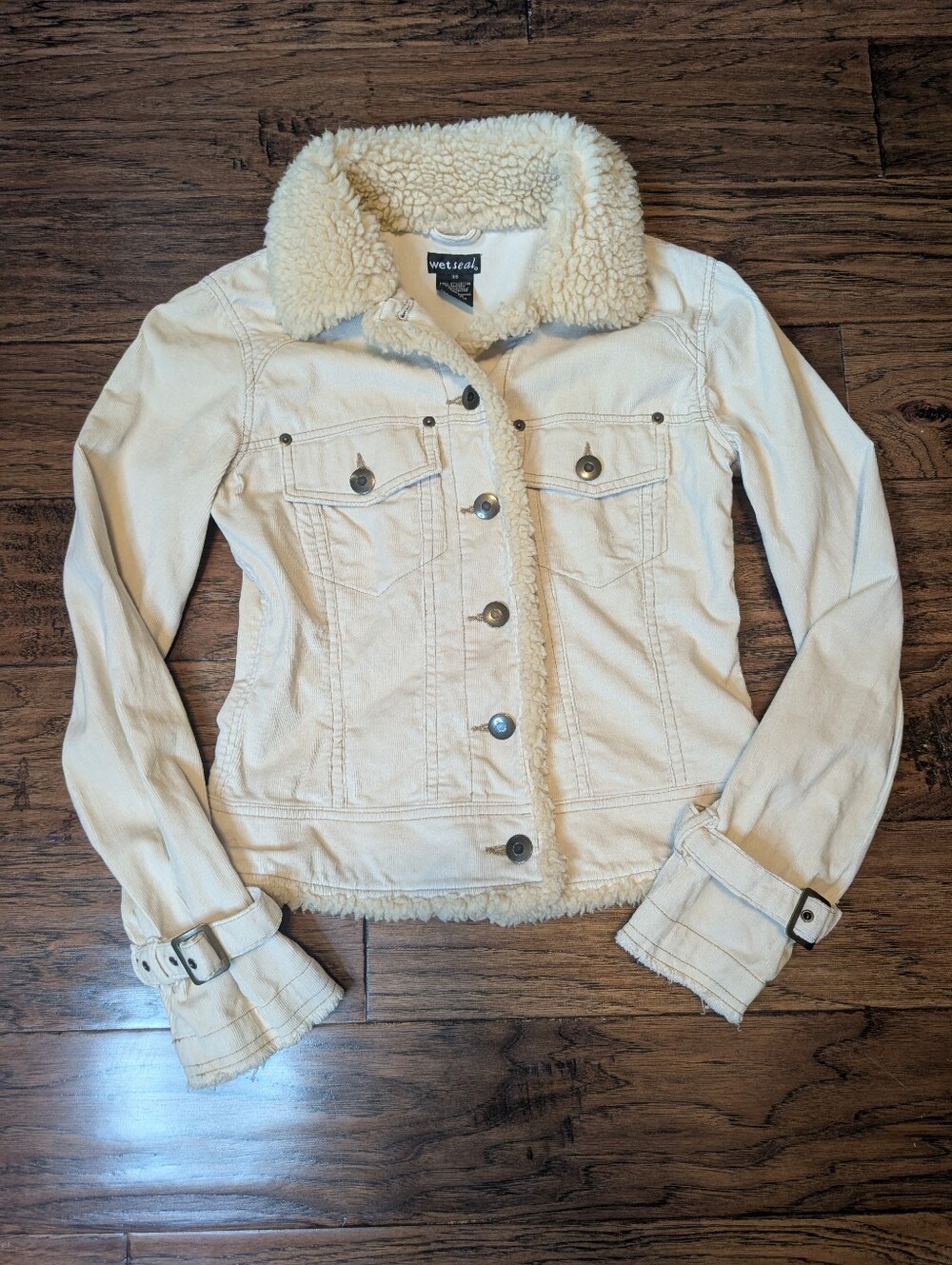 Wetseal Wet Seal Y2K Corduroy Lightweight Jacket Size XS